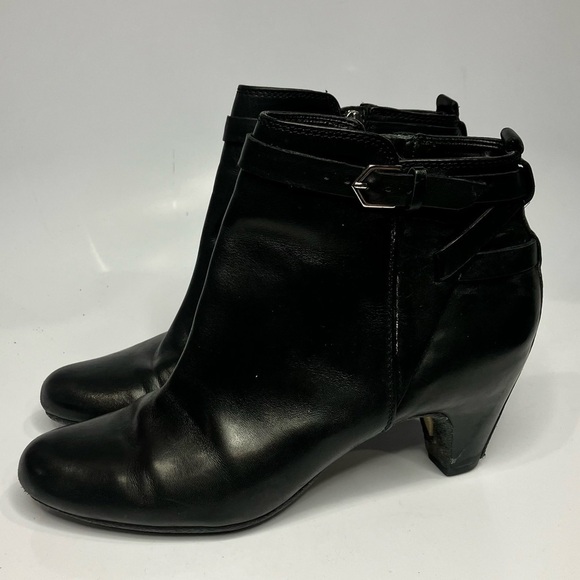 Sam Edelman Maddox black leather ankle boots size 8 - Picture 3 of 6